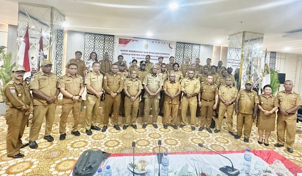 Perdana, Pemda Mimika Lakukan Koordinasi dan Evaluasi Kinerja Selama 12,5 jam